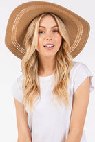 Evil Eye and Multi Design Band Wide Brim Straw Hat boho clothing, festival outfit, hippie style apparel | Elevated Hippie