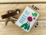 Cameras- Leather Spectrum Vert Cardholder Wallet - The Elevated Hippie
