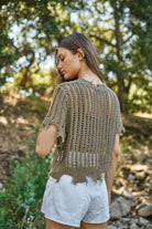 Crochet Cover Up Top boho clothing, festival outfit, hippie style apparel | Elevated Hippie