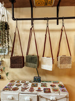 Boho Raffia Natural Palm Straw Basket Bag, Purse Tote - The Elevated Hippie