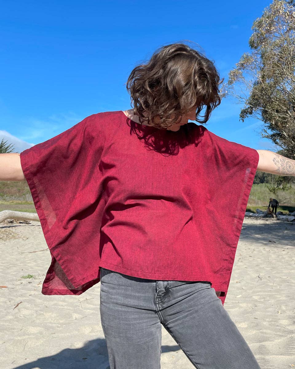 Solid Cotton Box Top boho clothing, festival outfit, hippie style apparel | Elevated Hippie