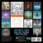 Grateful Dead 2026 Wall Calendar - The Elevated Hippie