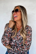 ANNIE VNECK MESH TOP