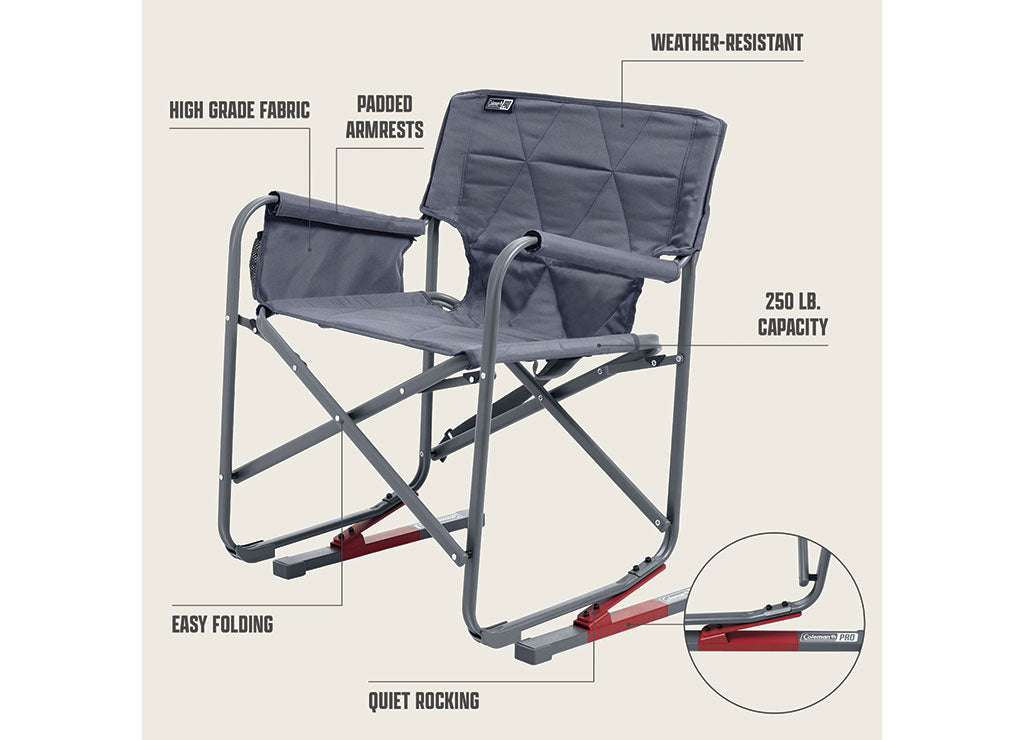 Coleman Sideliner PRO Rocker Chair-mussel - image 2