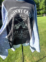 Upcycled Fabric Poncho Band / Graphic Tees - The Elevated Hippie