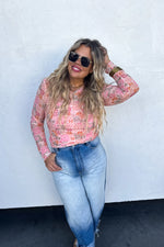 Vintage Floral Mesh Top - The Elevated Hippie