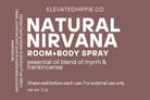 Natural Nirvana Room + Body Spray – Myrrh & Frankincense boho clothing, festival outfit, hippie style apparel | Elevated Hippie