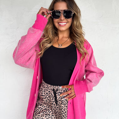 Desi Sweatshirt Cardigan - The Elevated Hippie