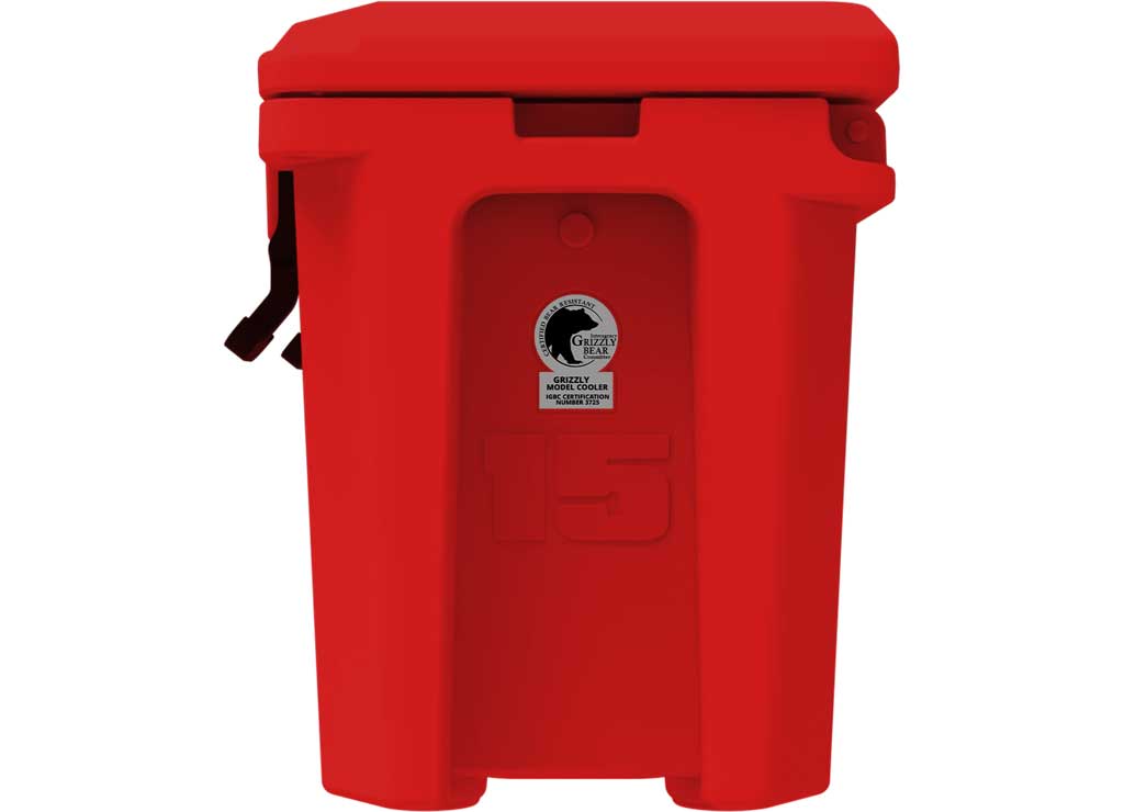 Grizzly Coolers Grizzly 15 QT Cooler Red - image 1