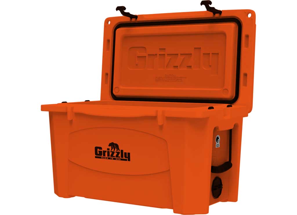 Grizzly Coolers Grizzly 60 QT Cooler Orange - image 2