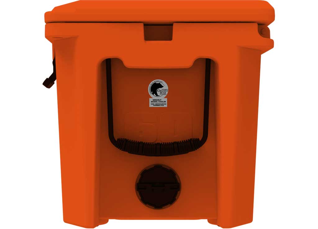 Grizzly Coolers Grizzly 60 QT Cooler Orange - image 1