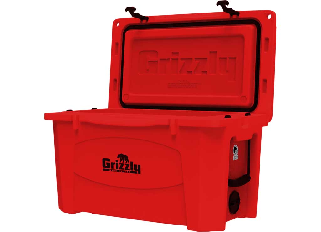 Grizzly Coolers Grizzly 60 QT Cooler Red - image 2