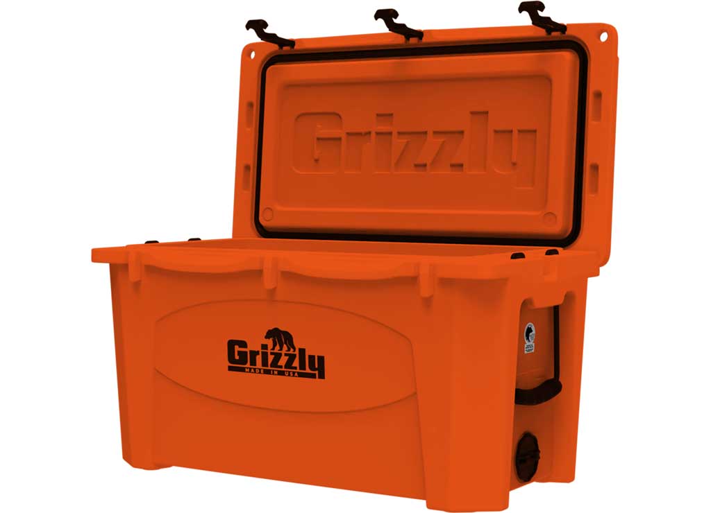 Grizzly Coolers Grizzly 75 QT Cooler Orange - image 2