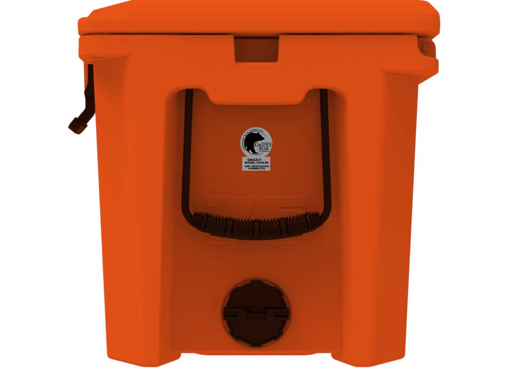 Grizzly Coolers Grizzly 75 QT Cooler Orange - image 1
