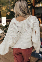 White Sweater boho clothing, festival outfit, hippie style apparel | Elevated Hippie