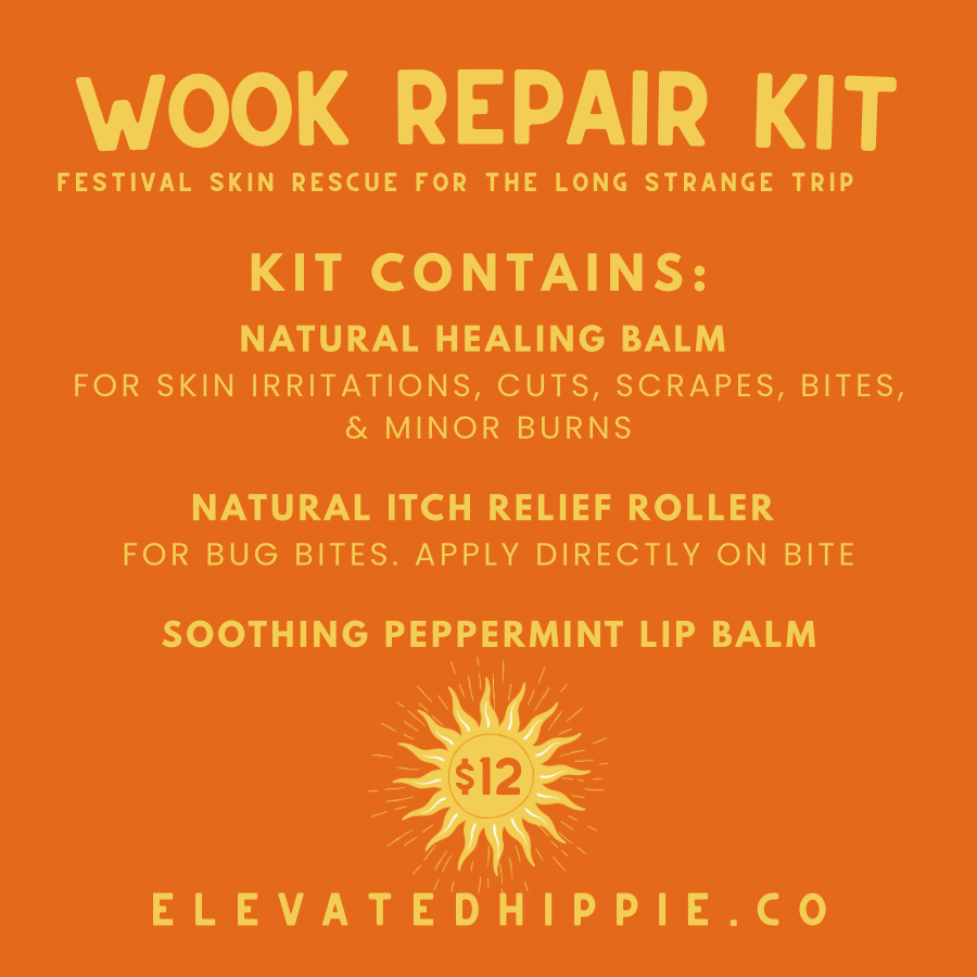 Wook Repair Kit – Festival Skin Rescue & Recovery Kit boho clothing, festival outfit, hippie style apparel | Elevated Hippie