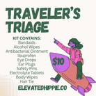 Traveler’s Triage Kit – Ultimate Festival First Aid Pack boho clothing, festival outfit, hippie style apparel | Elevated Hippie