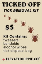 Ticked Off™ Tick Removal Kit – Festival & Outdoor Essential boho clothing, festival outfit, hippie style apparel | Elevated Hippie