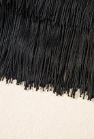 Black Tiered Fringe Mini Skirt – Boho Western Tassel Skort boho clothing, festival outfit, hippie style apparel | Elevated Hippie