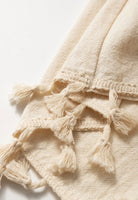 Cotton Apricot Boho Tassel Wrap Skort boho clothing, festival outfit, hippie style apparel | Elevated Hippie