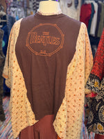 Upcycled Fabric Poncho Band / Graphic Tees