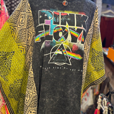 Upcycled Fabric Poncho Band / Graphic Tees