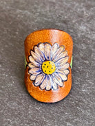 Wildcrafted Leather Handpainted Leather Rings boho clothing, festival outfit, hippie style apparel | Elevated Hippie