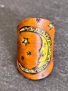 Wildcrafted Leather Handpainted Leather Rings boho clothing, festival outfit, hippie style apparel | Elevated Hippie