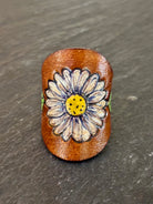 Wildcrafted Leather Handpainted Leather Rings boho clothing, festival outfit, hippie style apparel | Elevated Hippie
