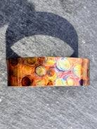 Fire Painted Copper 3/8" Cuff boho clothing, festival outfit, hippie style apparel | Elevated Hippie