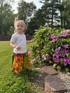 Handmade Kids Tie Dye Festival Pants – Newborn to Youth 14 – Boho Hippie Style - The Elevated Hippie