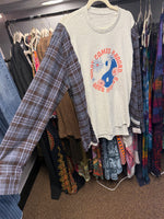 Upcycled Fabric Poncho Band / Graphic Tees - The Elevated Hippie