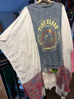 Upcycled Fabric Poncho Band / Graphic Tees - The Elevated Hippie