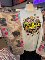 Upcycled Fabric Poncho Band / Graphic Tees - The Elevated Hippie