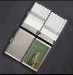 Recycled Aluminum Metal Cigarette Case | Slim Eco-Friendly Pocket Storage