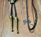 Corded  Brass Guitar Headstock Bola – Boho Charm for the Free Spirit - The Elevated Hippie