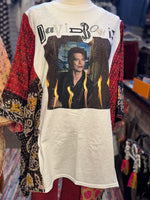 Upcycled Fabric Poncho Band / Graphic Tees