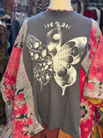 Upcycled Fabric Poncho Band / Graphic Tees