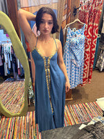 Ibiza Sequin-Embellished Bohemian Maxi Dress - The Elevated Hippie