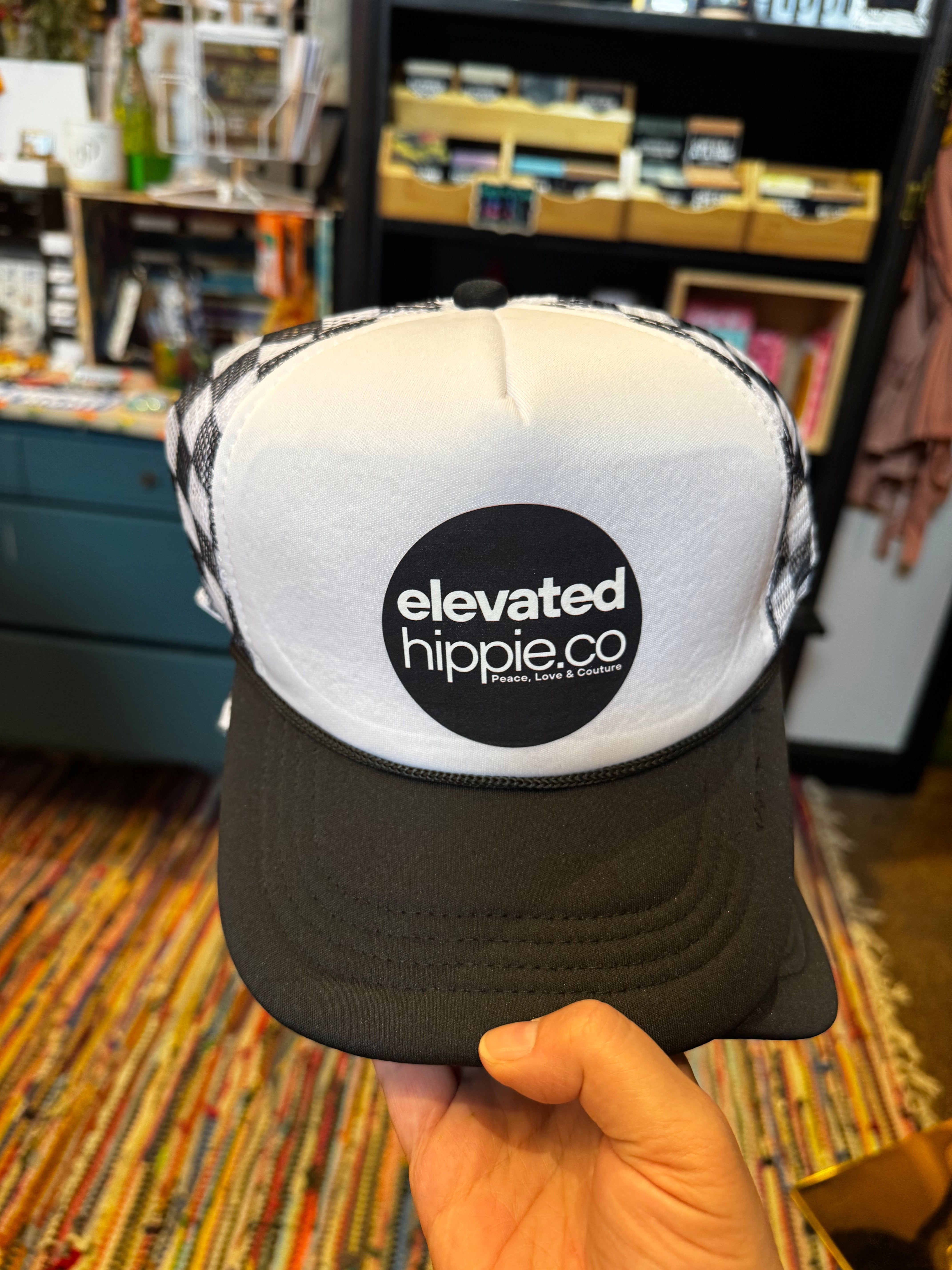 EH  trucker hat boho clothing, festival outfit, hippie style apparel | Elevated Hippie