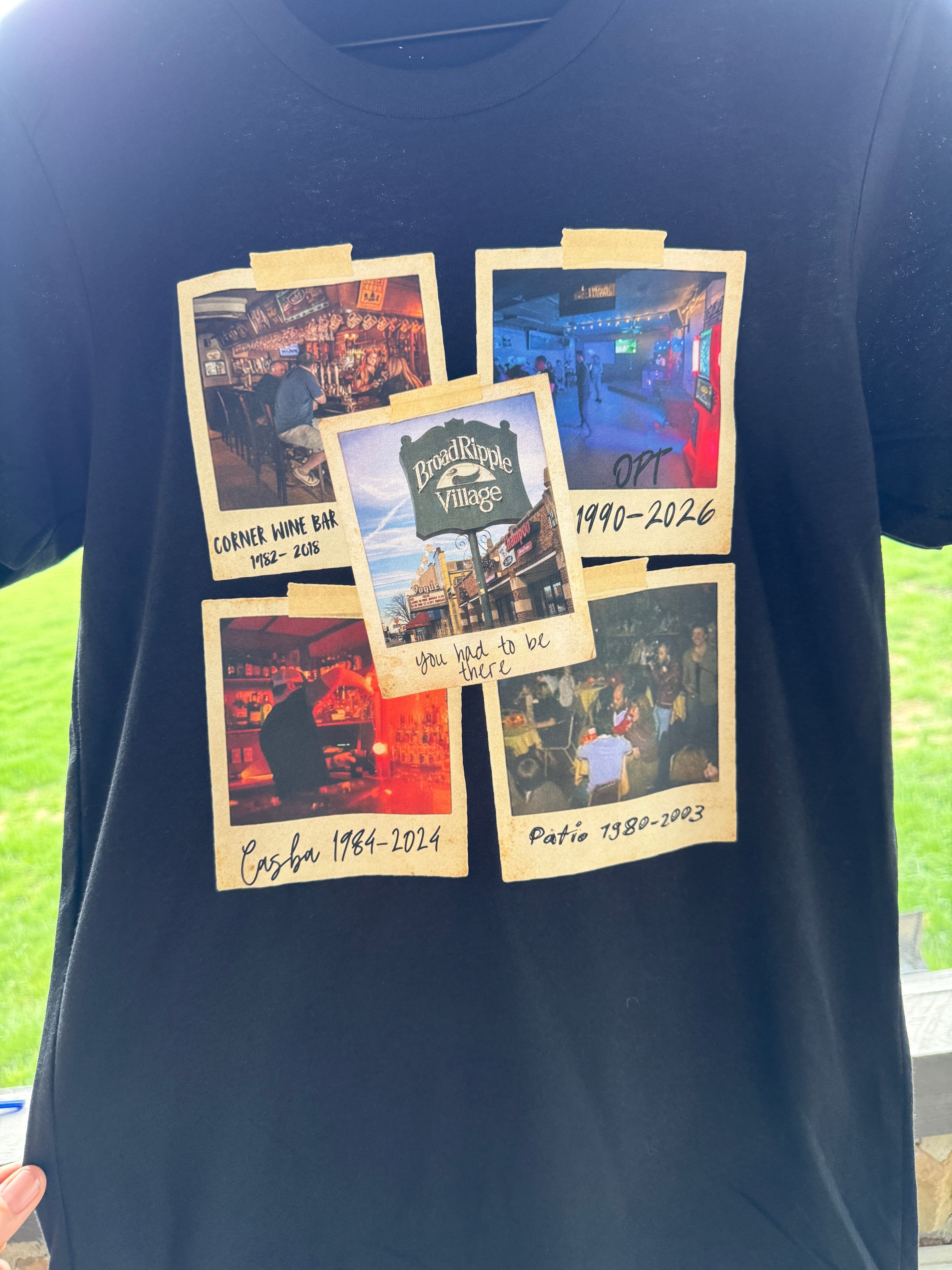 Bars of the Past - Broad Ripple Indiana Tee Shirt boho clothing, festival outfit, hippie style apparel | Elevated Hippie