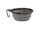 KUMA Collapsible Silicone BOWL (1l) - Grey/black - image 1