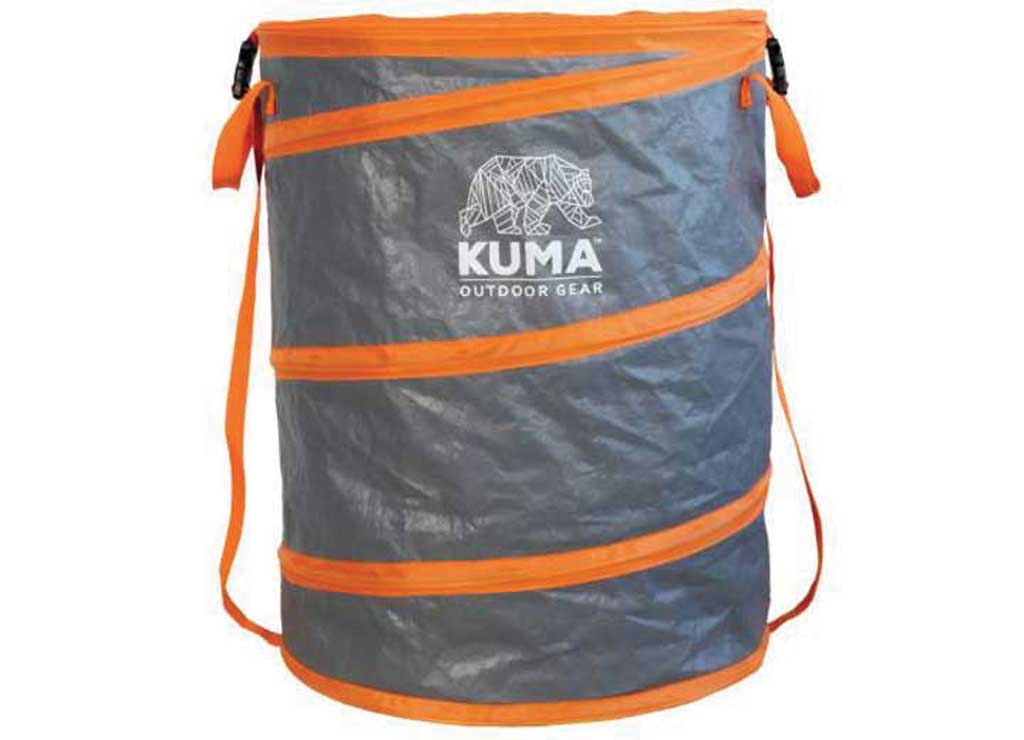 KUMA POP UP Waste Bin- Graphite/orange - image 1