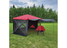 KUMA Super BEAR DEN Deluxe Gazebo - RED Plaid - image 1