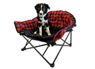 KUMA LAZY BEAR DOG BED - RED Plaid - image 2