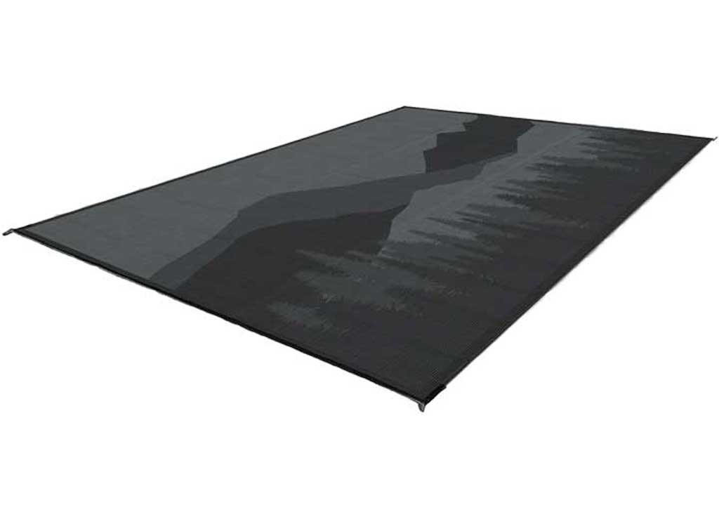 KUMA Outdoor MAT - Mountain Wilderness - 12ft X 9ft (black/grey) - image 1