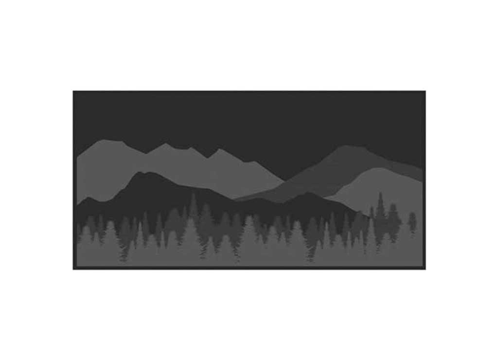 KUMA Outdoor MAT - Mountain Wilderness - 18ft X 9ft (black/grey) - image 3