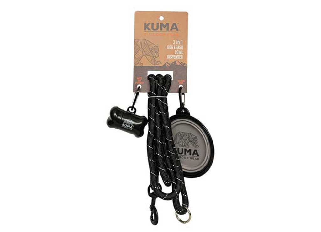 KUMA 3 in 1 DOG Leash - Black/grey - image 4