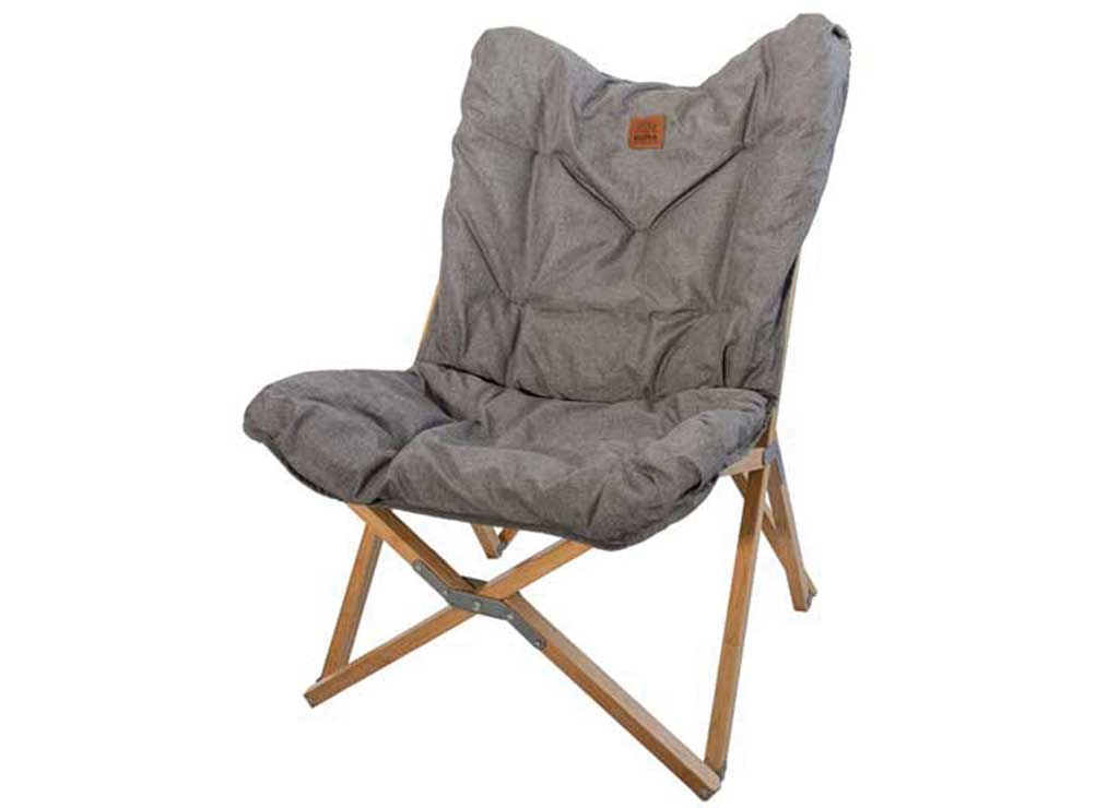 KUMA YOHO Bamboo Butterfly Chair - Heather GREY - image 1