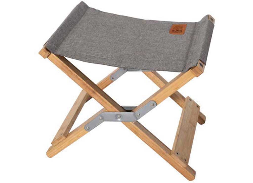 KUMA YOHO Bamboo Stool - Heather GREY - image 1